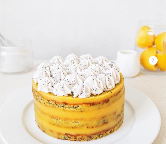 [greenspacefood] Vegan торт Лимон-мак. Веганский лимонный торт  (Юлия Яровая)