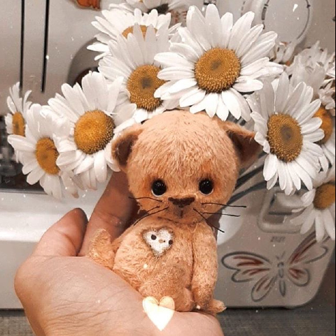 [Игрушки] МК по котёнку (Ирина Плотникова)