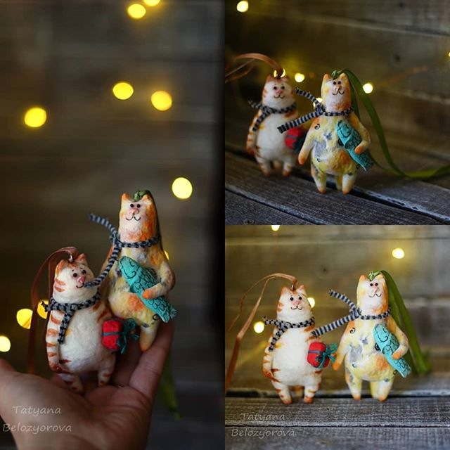 [Игрушки] Видео мастер-класс Котик (Tatyana Belozyorova)