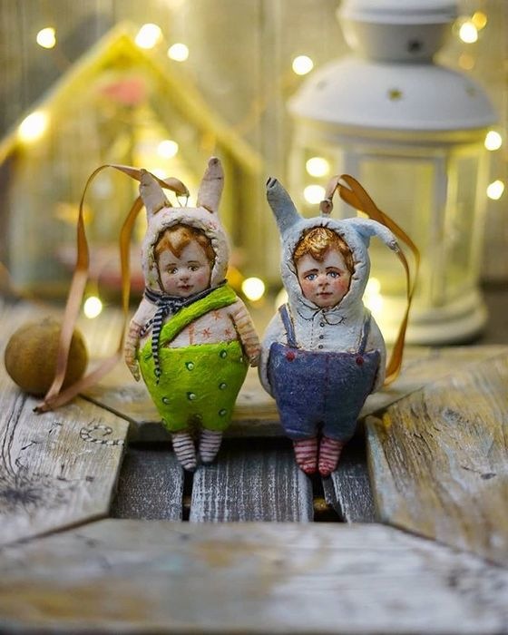 [Игрушки] Видео МК Ватный мальчик-зайчик (Tatyana Belozyorova)