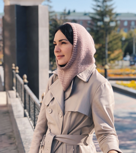 Капор крючком Hope (nadin.knit)