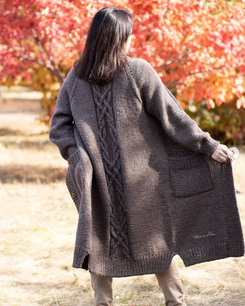 Кардиган big_карди (warm_elm)