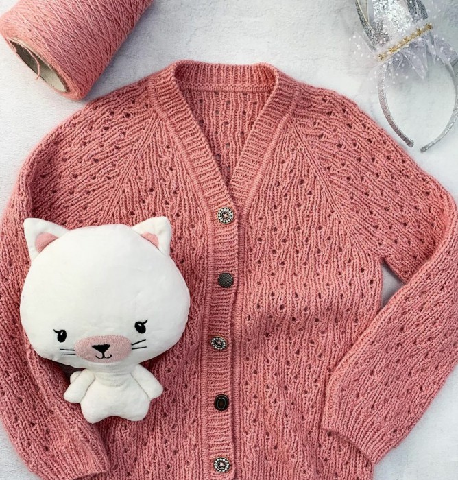 Кардиган детский Нежный (kolechkoknit)