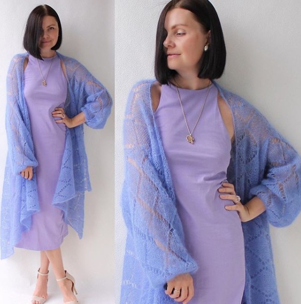 Кардиган из мохера. Кардиган Sky (Елена Кузьмина)