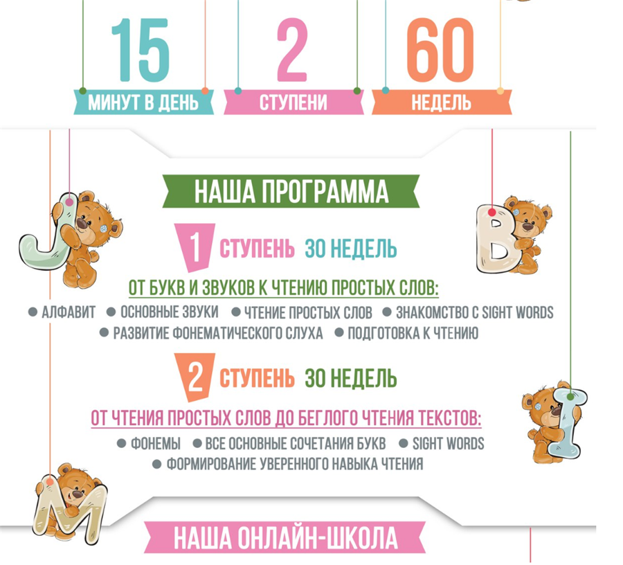 [Kлуб ENGLISHONOK] Онлайн -школа обучения чтения на английском (Дарья Попова)
