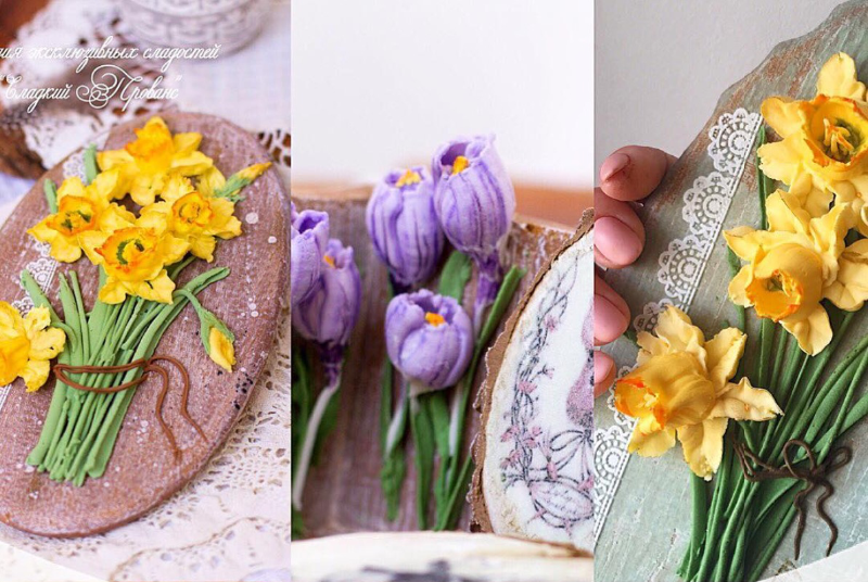 [Кондитерка] мастер-класс "Весенние цветы из айсинга" (Татьяна Свирко)