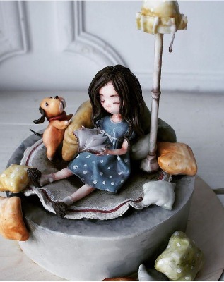 [Кондитерка] Онлайн мастер-класс "Девочка с Торшером" (Елена Гнут)