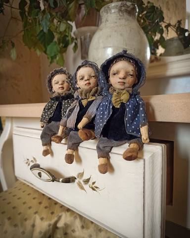 Кукла мальчик Горошек (antik_larka)