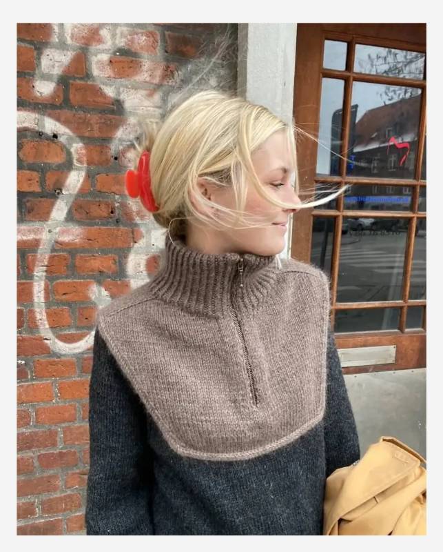 Манишка Zipper Neck (PetiteKnit)