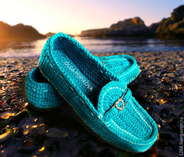 Мастер-класс № 4  Мокасины дом (Ольга Попикова)