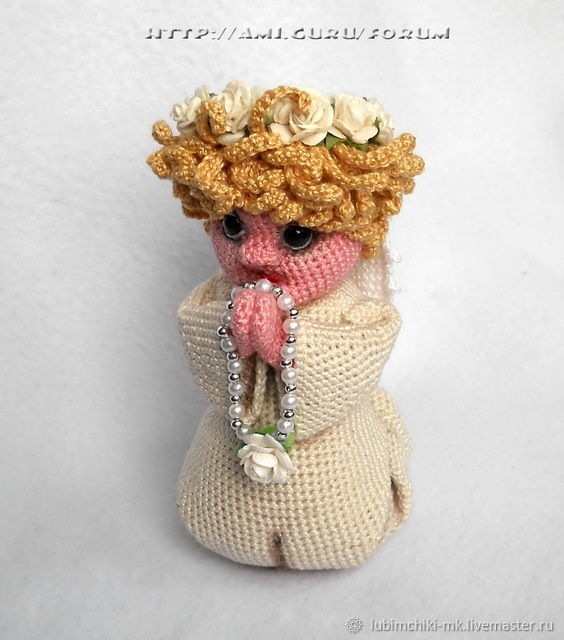 Мастер-класс Чудесный ребёнок  Ангелок на коленях. Сувенир (Светлана Комарова), фото 1 из 1.