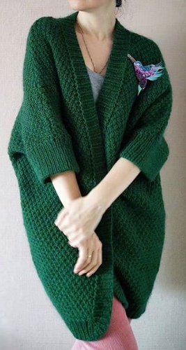 Мастер класс Кардиган Кокон (NeAnna)