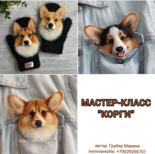 Мастер класс "Корги" (Марина Грубер)