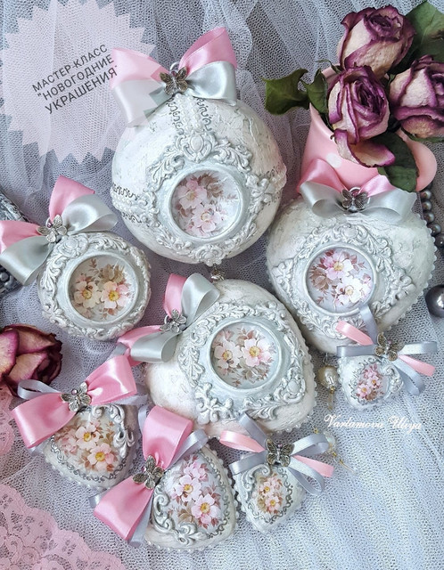 Мастер-класс "Новогодние украшения: новогодние шары на ёлку» (Юлия Варламова)