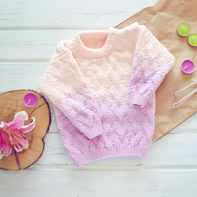 Мастер-класс по вязанию детского свитера Star Love (Александра Пыльнова)