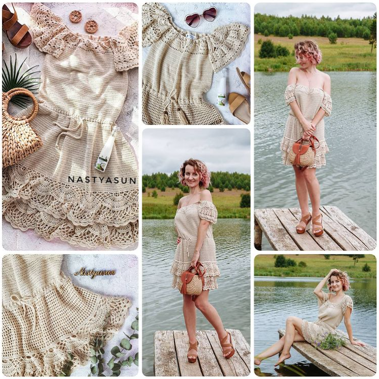 Мастер класс по вязанию платья Анастасия  (nastyasun)