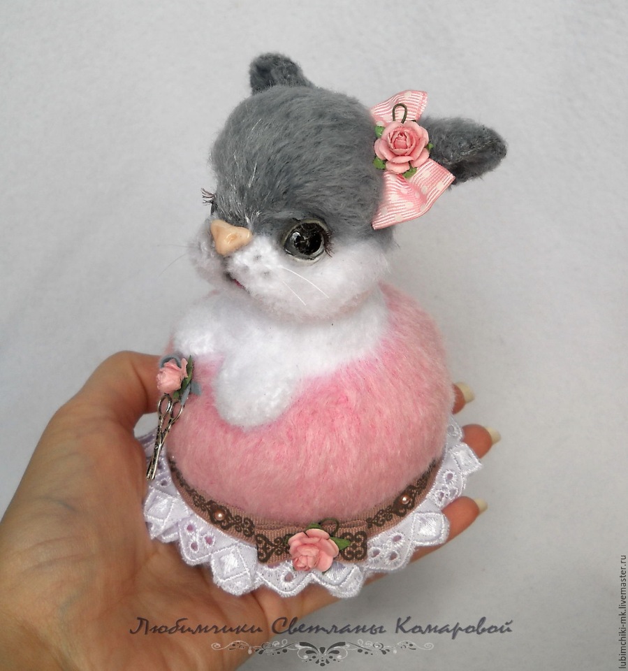 Мастер-класс Зайчонок игольница (Светлана Комарова)