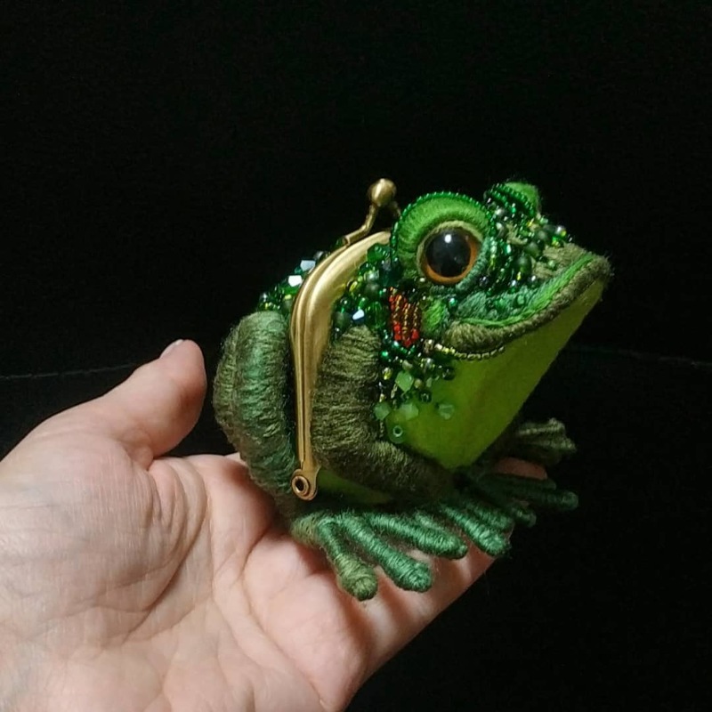 Мини-кошелек Жабка (Ирина Якубова)