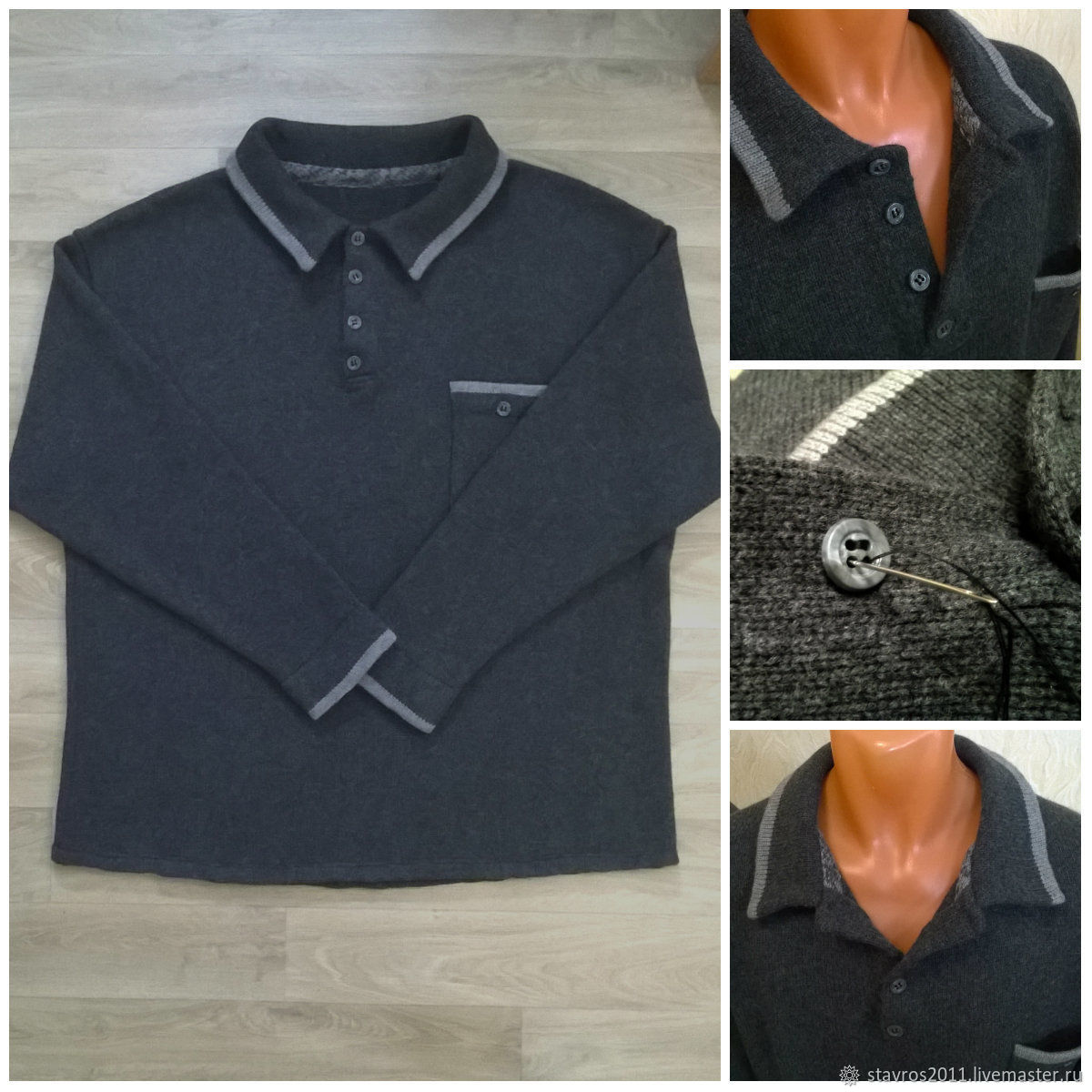 Мужская рубашка поло (для 1 фонтуры) (stavros2011)