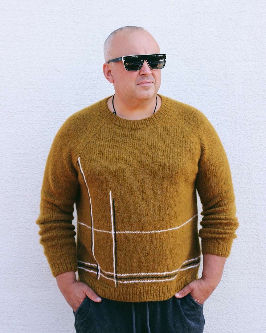 Мужской свитер Big cell (kseniya_malikova_)