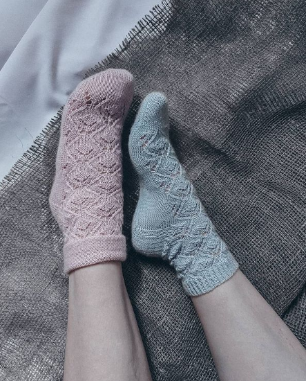 Носки Fleur_socks (Vata_knit)