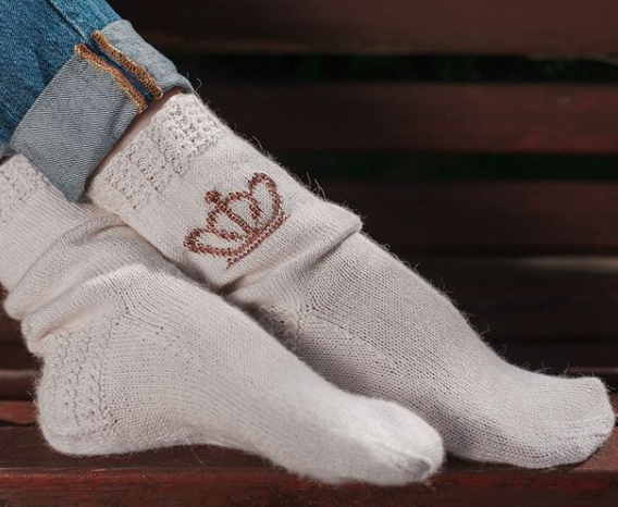 Носки Королева (gorskaya_irina), фото 1 из 1.