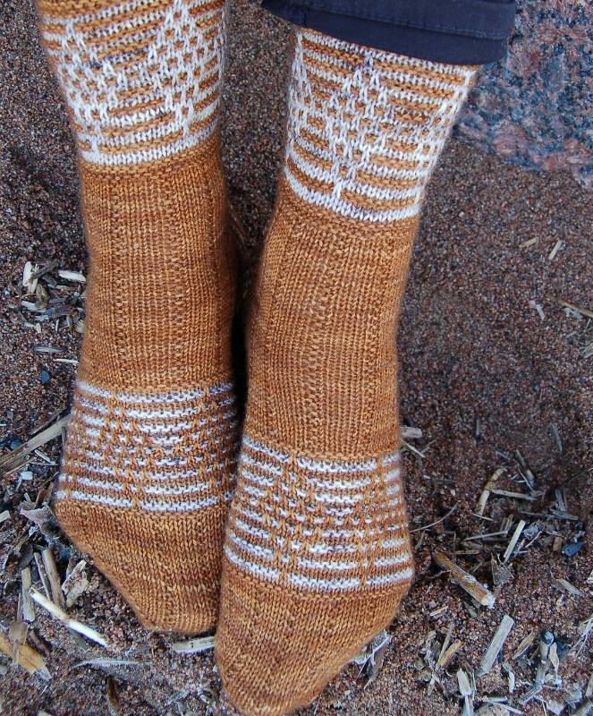 Носки Sandglass (tanuche, Татьяна Куликова)