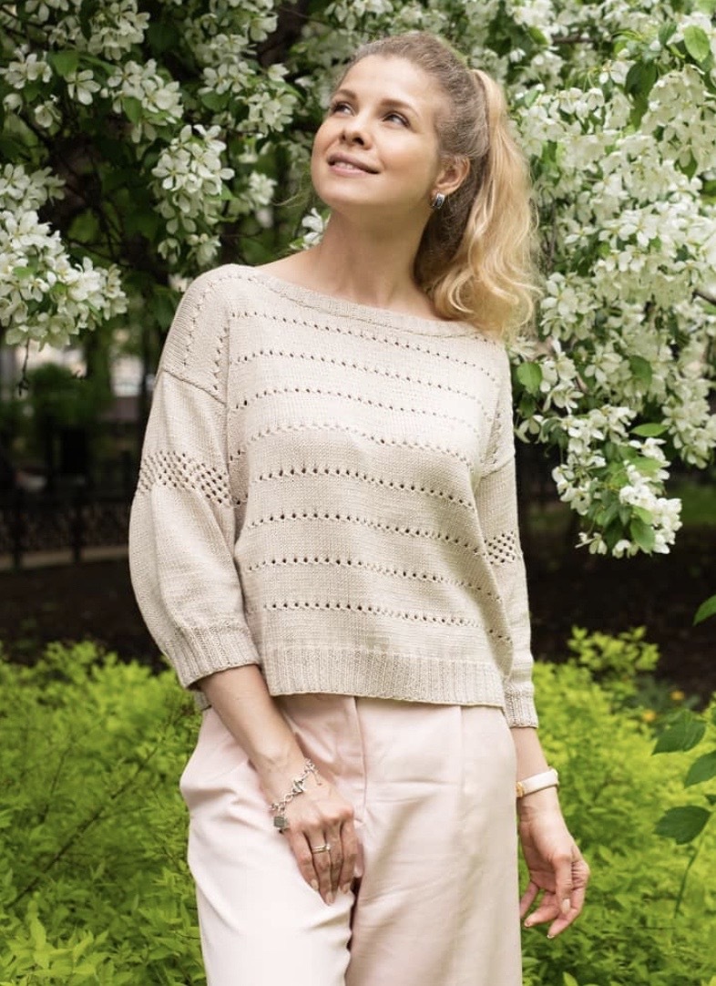 [oxana.k.n.i.t] Джемпер Sky (Оксана Халикова)