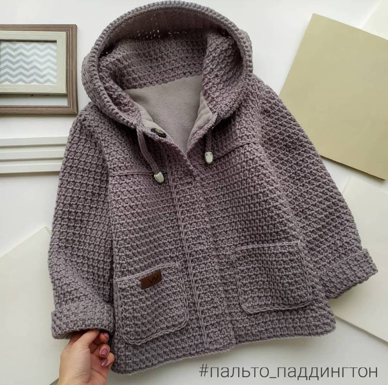 Пальто крючком Паддингтон (evgeniya_vm_mk)
