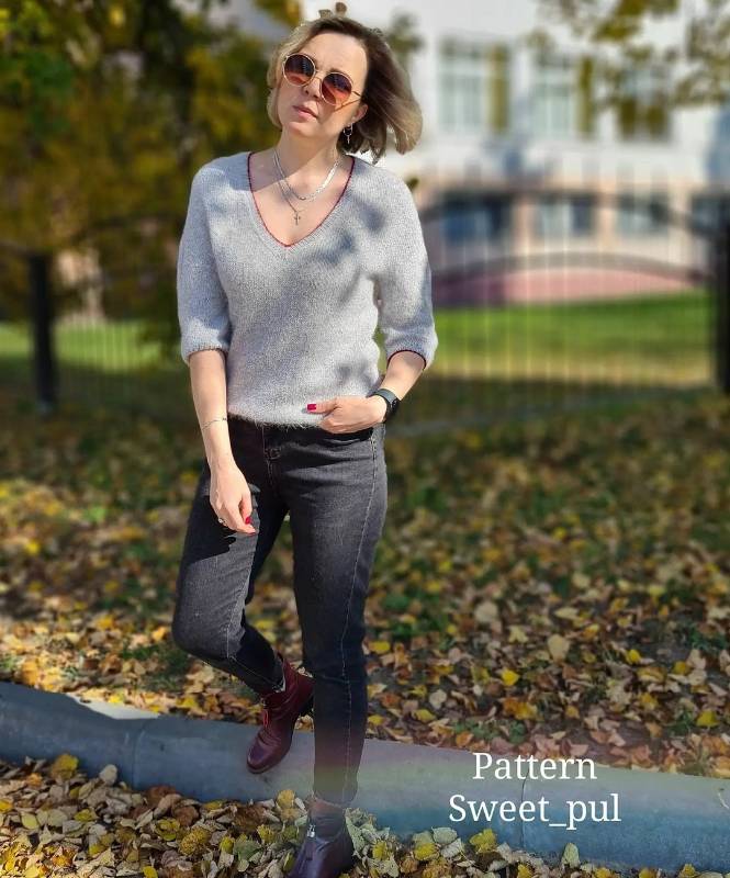 [pank_ova.knitting] Пуловер Sweet_pul (Нонна Панкова), фото 1 из 1.