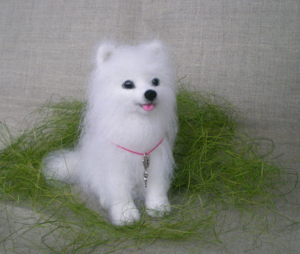 [Панпина] Мастер-класс Альма (игрушка собачка (валяние) (Ольга Торшина)