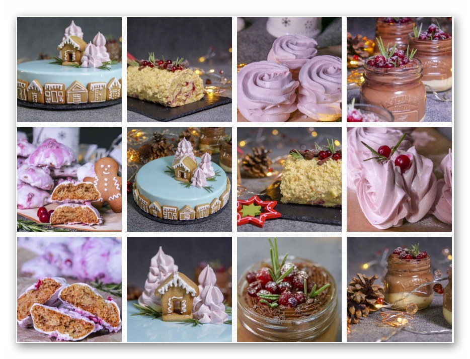 [Pastry School] Новогодний кондитерский интенсив 2020  (Елена Крохмаль)