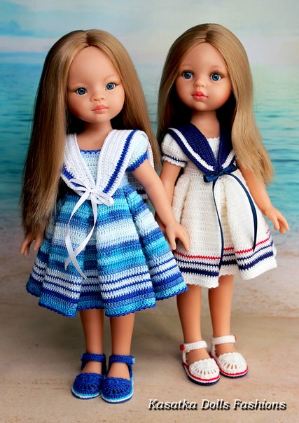 PDF Мастер-Класс "Капитанская Дочка" для кукол Паола Рейна (Paola Reina) (Оксана Лифенко)