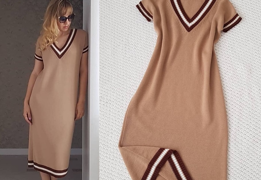 Платье в спортивном стиле (ani_style_master_klass)