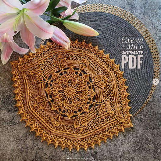 Салфетка Лилия (lenamasterica)