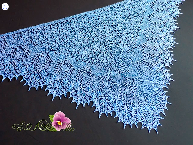 Шаль Christmas tales (Olga Bochkareva)