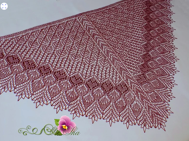 Шаль Cupid's arrows (Olga Bochkareva)