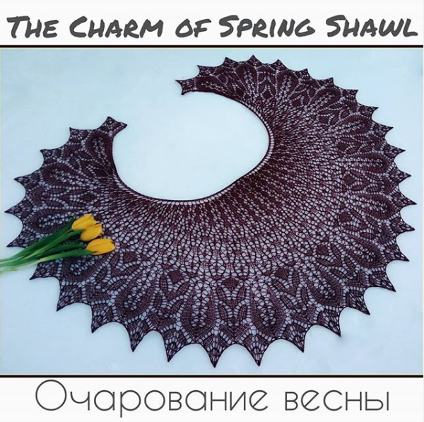Шаль Очарование весны (olga_shkineva_)