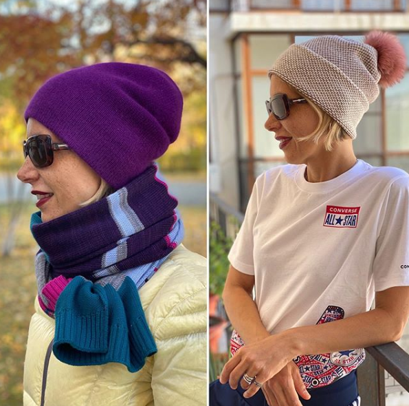 Шапка-бини и шапка Pixel hat (stepmother.queen)