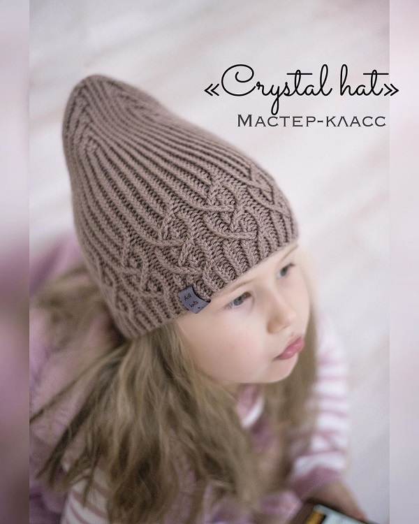 Шапка Crystal hat (avgustina_knit)