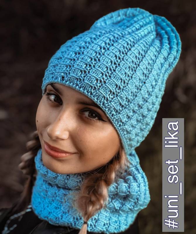 Шапка и снуд Uni_set_Lika (angelika_grigoreva85)