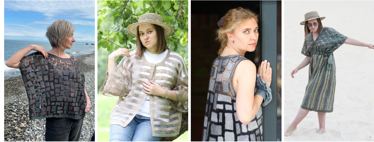 [Школа войлока Онлайн] Вебинар Невесомость (Оксана Ткаченко, Наталья Кондрашева)