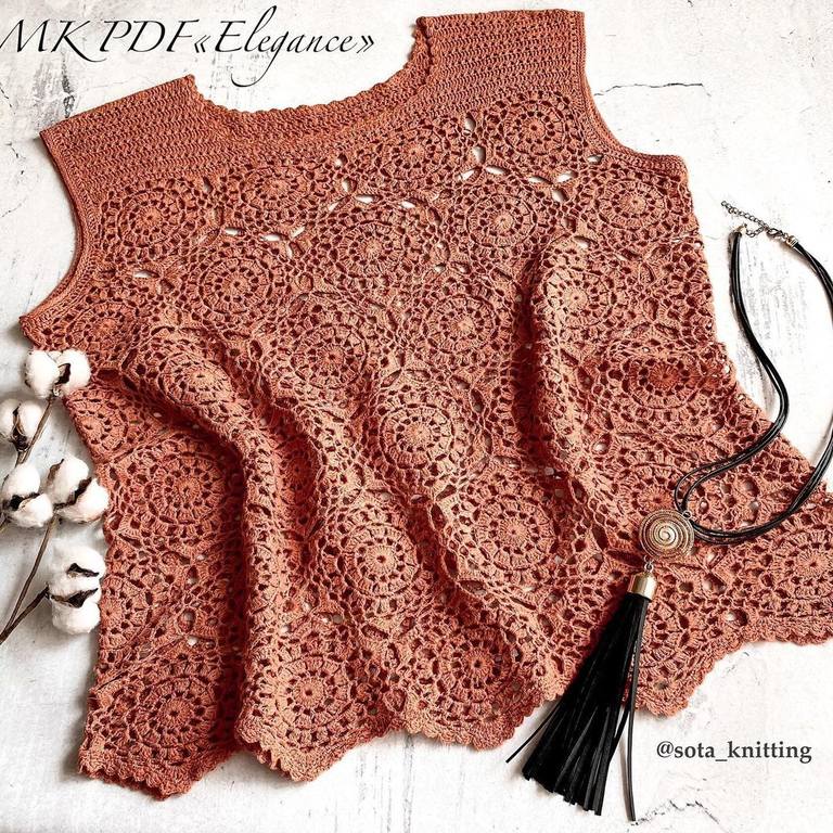 [sota_knitting] Топ Elegance (Татьяна Солохина)