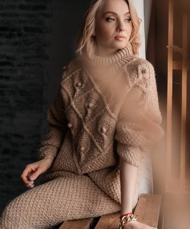 Свитер оверсайз Pearly (romnastena)