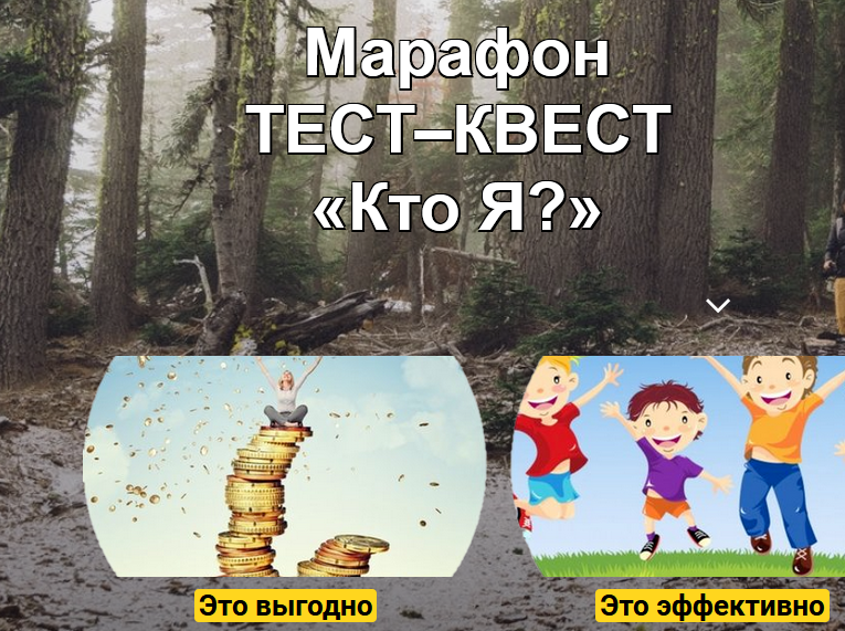 Тест-квест «Кто я?» (Любовь Сгонник)