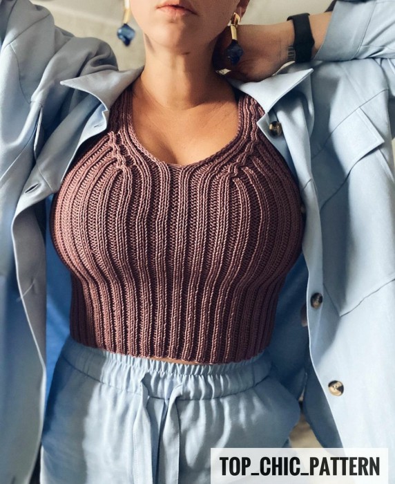 Топ Chic (grenka87knit)