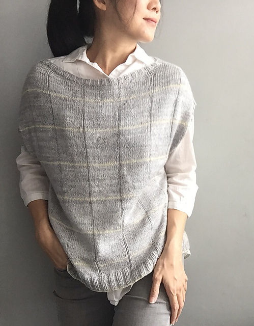 Топ и пуловер в клетку Atrium (Yamagara)