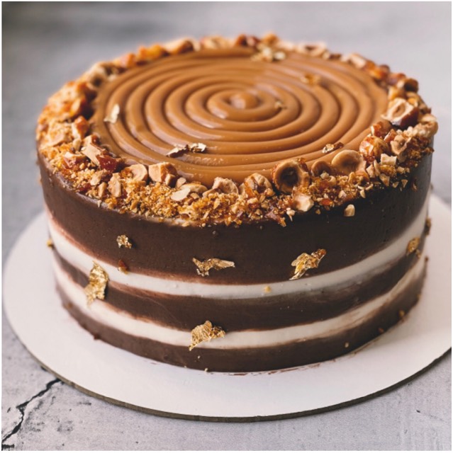 Торт "Шоколад-Карамель" 2021 (Ксения Нохрина)