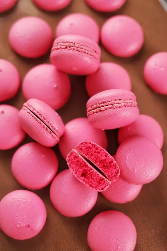 Урок «Крышечки макарон». Альбумин, Французы + Швейцарцы на живом белке (Александра Шинкаренко), фото 1 из 1.