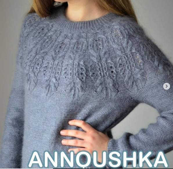 [valentinasknits] Свитер Аннушка (Валентина Богданова)